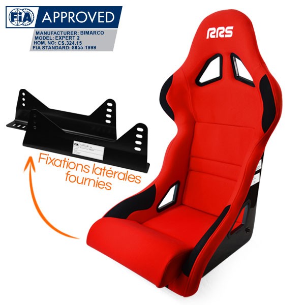 RRS FIA Expert 2 Racing + Kinnitused