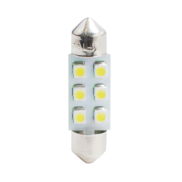 C5W - 36mm 6xSMD3528 Valge