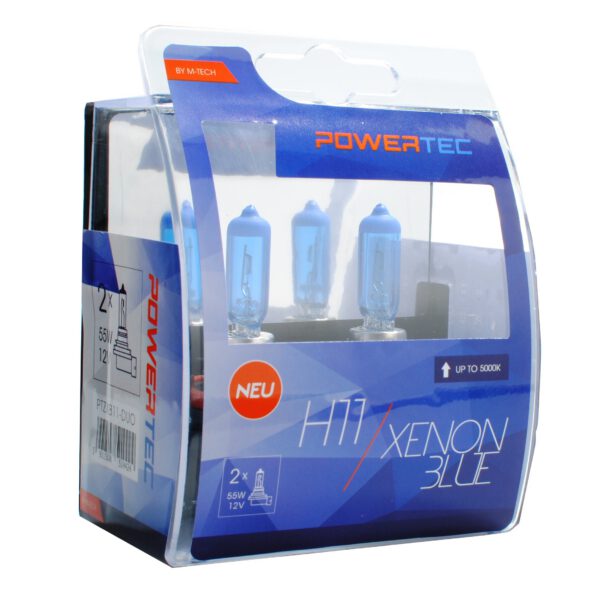 Powertec Xenon Blue H11 12V DUO