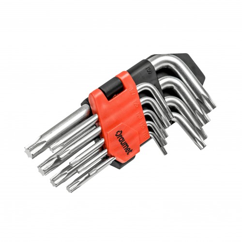 DRAUMET Torx võtmete komplekt 9 osa T10-T50