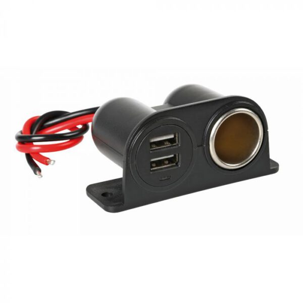 Sigaretisüütaja pesa koos USB avadega