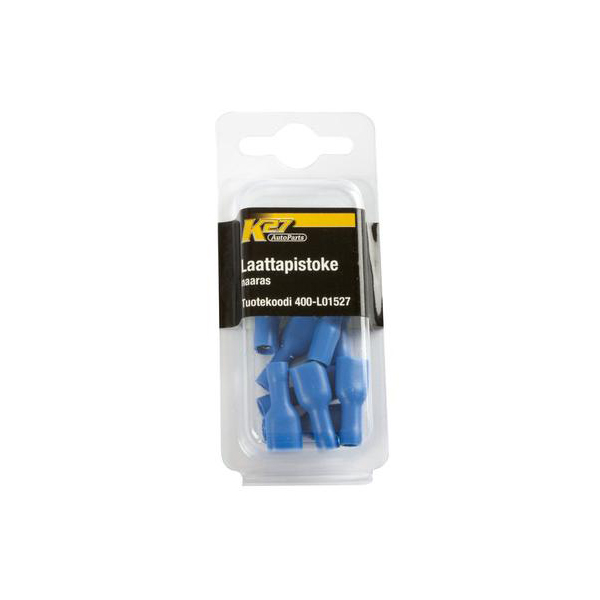 Juhtmeotsik (emane) 6.3mm - 10tk