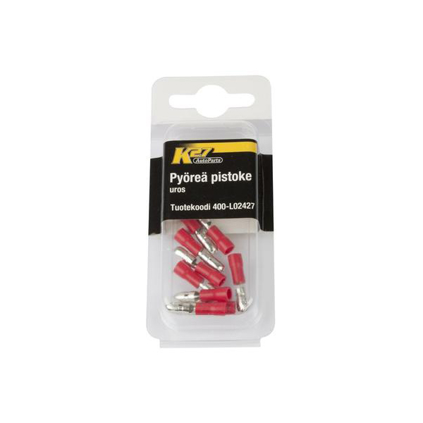 Juhtmeotsik (isane) 4mm - 10tk