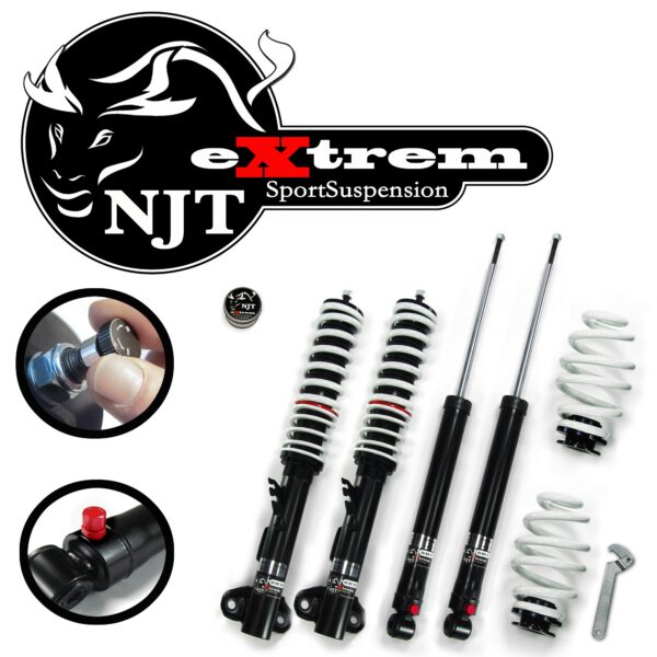 BMW E36 NJT Extrem Coiloverid (Jäikuse reguleeringuga)