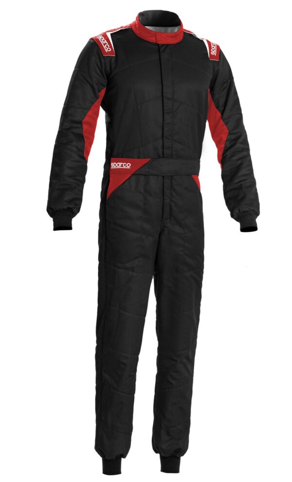 Sparco Sprint FIA kombe – Must/Punane