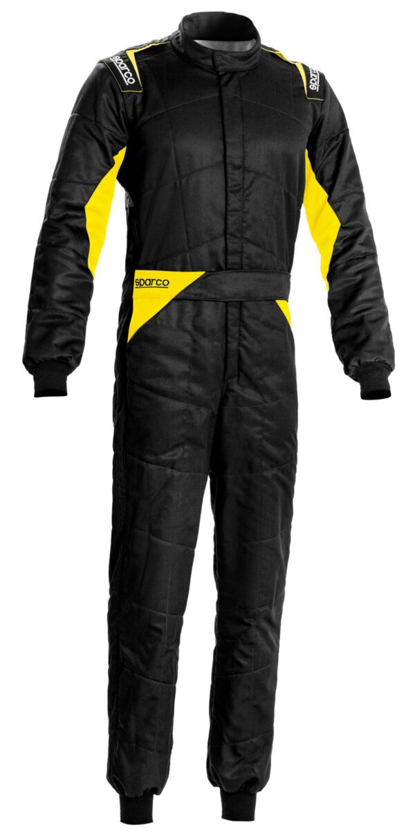Sparco Sprint FIA kombe - Must/Kollane