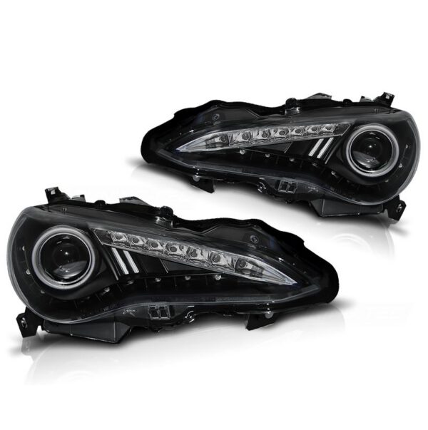 Toyota GT86 (12-16a) "BLACK TRU DRL" esituled