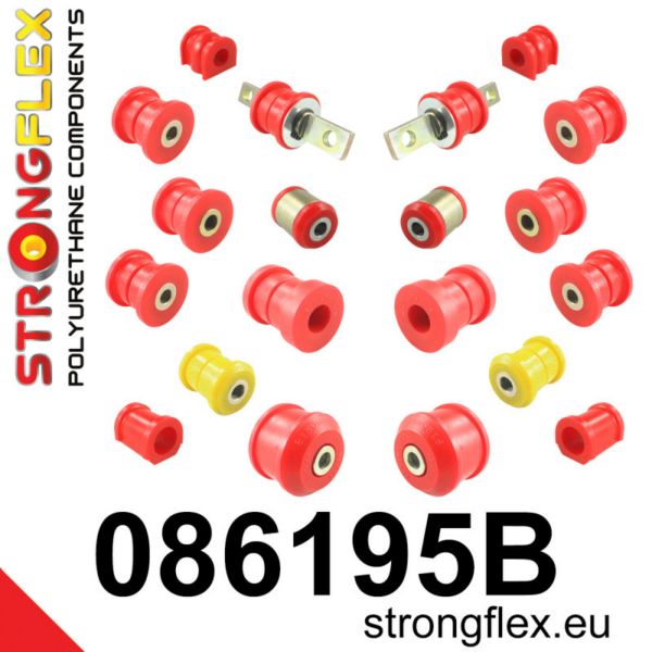 086195B: Honda Civic (2001-2006a) StrongFlex polüuretaan pukside komplekt