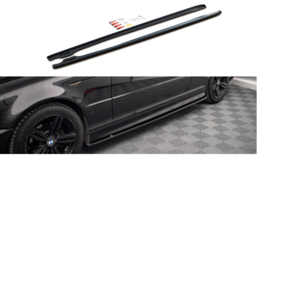 BMW E46 M-pakett kupee küljekarbi splitterid V.2 – Maxton