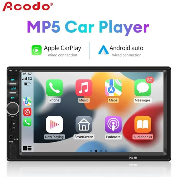 Acodo 2 DIN Carplay raadio