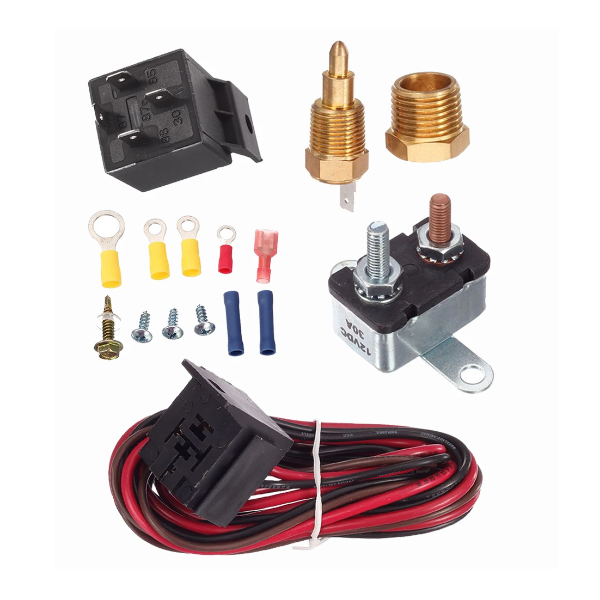 12V Ventilaatori lülitus komplekt (80-85°C)