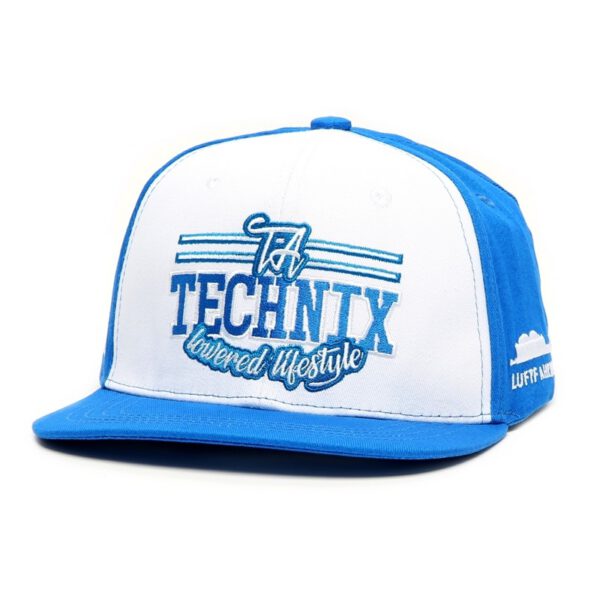 TaTechnix snapback cap - blue/white