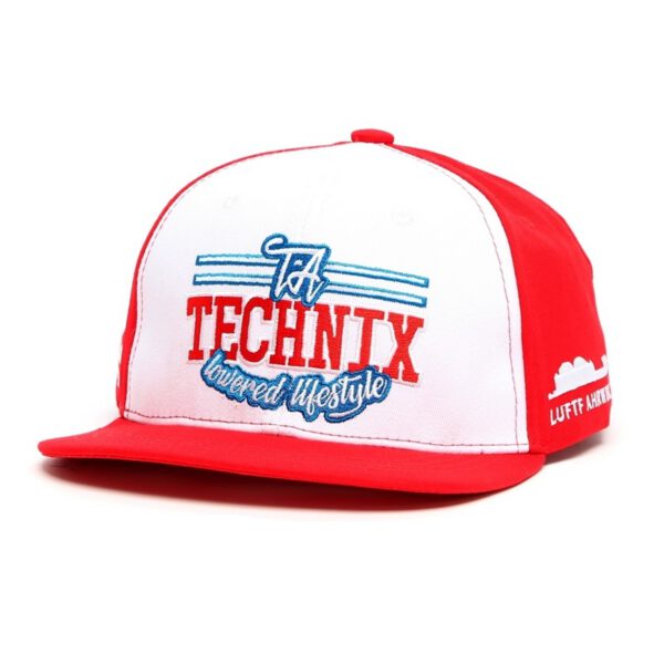 TaTechnix snapback cap - red/white