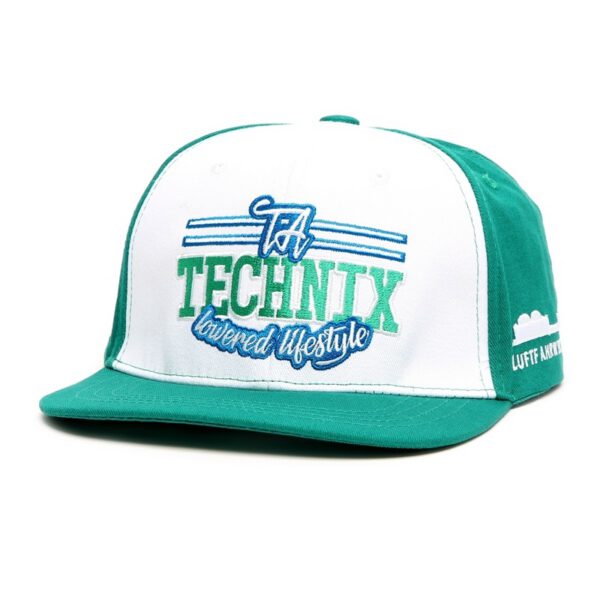 TaTechnix snapback cap - green/white