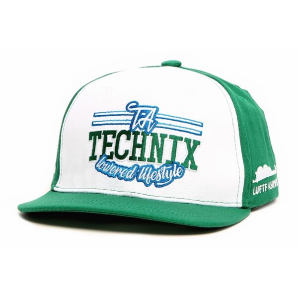 TaTechnix snapback cap - green/white