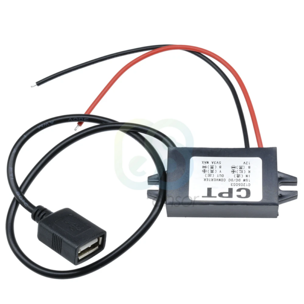 12V DC > 5V USB konverter