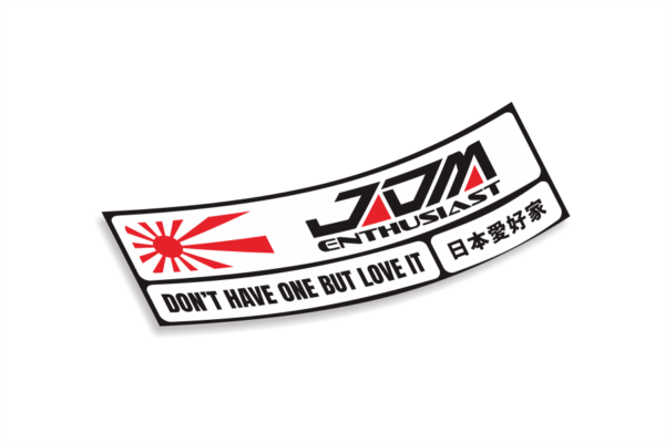 Slap Sticker JDM Enthusiast