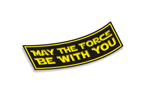 Slap Sticker May the force be with you