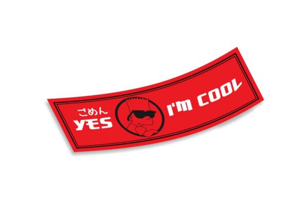 Slap Sticker Yes, I'm cool