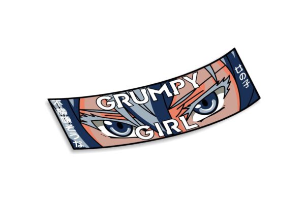 Slap Sticker Grumpy Girl