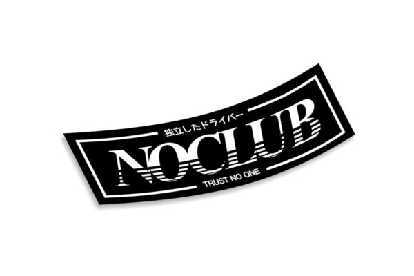 Slap Sticker NO CLUB