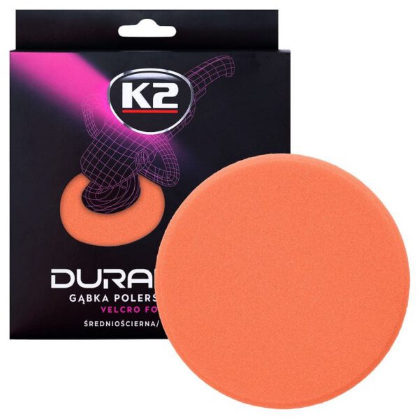 K2 Duraflex PRO orange medium poleerimispadi 150x25mm