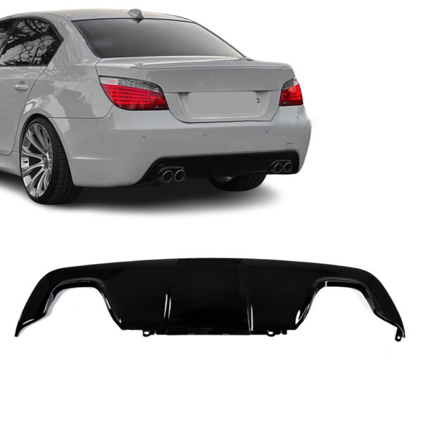 BMW E60/E61 M-Pakett difuusor (2 summuti ava)