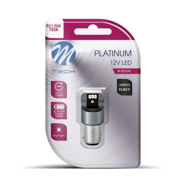 P21/5W Platinum punane LED pirn (canbus)