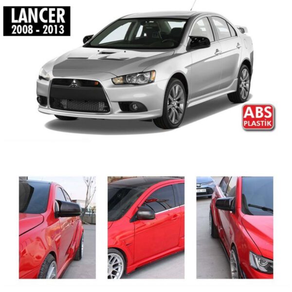 Mitsubishi Lancer X peeglikatted