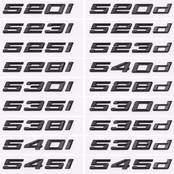 BMW 5. seeria must mudeli embleem