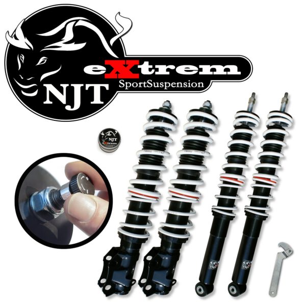 VW Golf 3 NJT Extrem Coiloverid (Jäikuse reguleeringuga)
