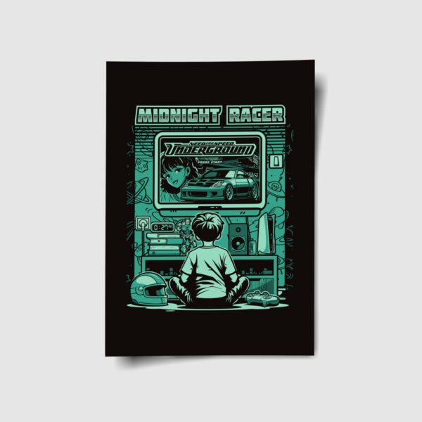 Midnight Racer Need For Speed ​​Poster