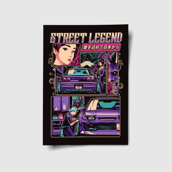 Street Legend S13 Poster