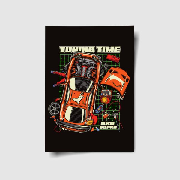 Tuning Time Supra MK4 Poster