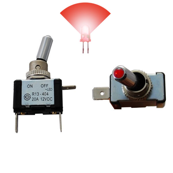 12V/20A ON/OFF Lüliti (tulega)