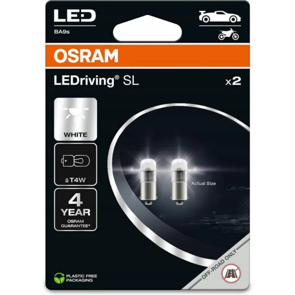 OSRAM T4W (BA9s) 12V LED pirnid (2tk)
