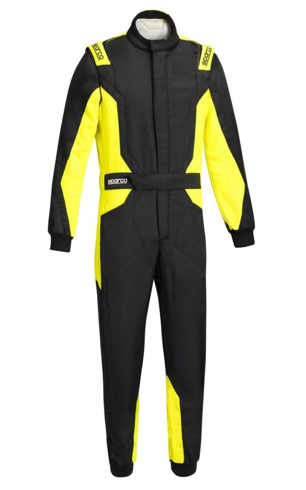 Sparco Sprint FIA kombe - Must/Kollane