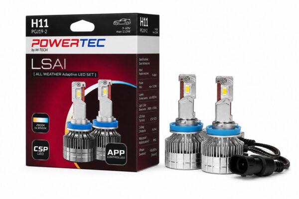 PowerTec (APP’ga kontrollitavad) LSAI LED pirnid – H11