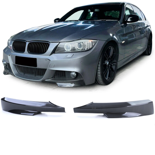 BMW E90/E91 FL M-Pakett stange ääre lisad - Carbon look
